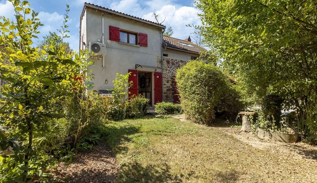 Stone country house in Rouy with private pool