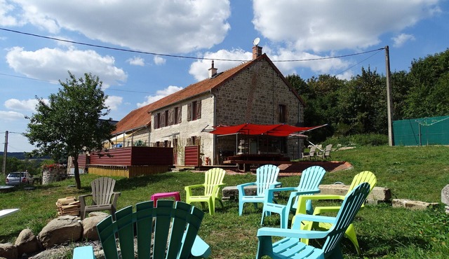Stone Farmhouse In Central France with all year indoor heated pool