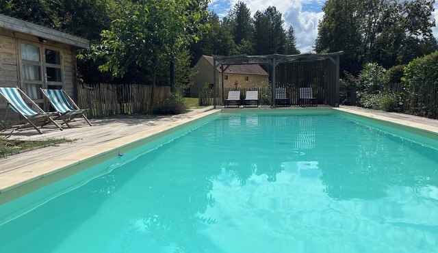 Stone country house with swimming pool