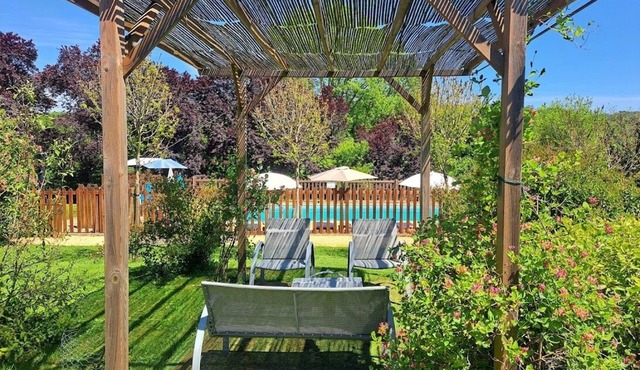 Stone gites, peaceful, large pool & many on-site activities, ideal for families.