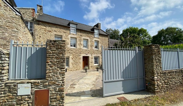 Stone House in Brittany near Rance River