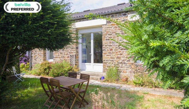 Stone House by Les Godelins Beach