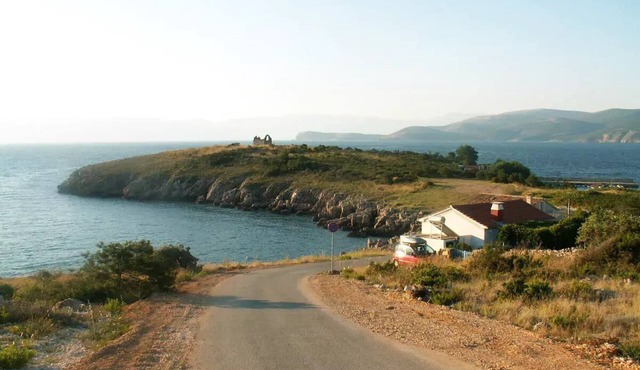 Stone house by the sea
