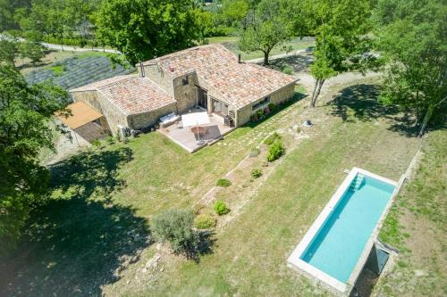 Stone House In Lavender Fields Near Grignan