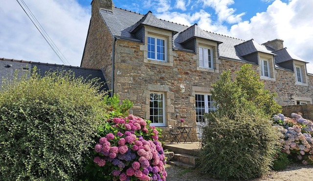 Stone House in Brittany near the Sea