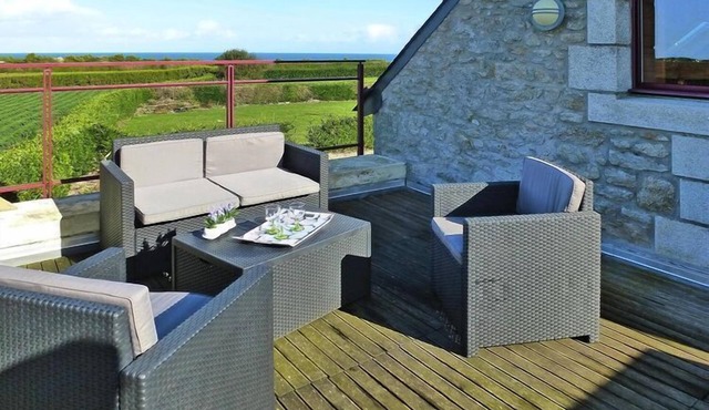 Stone House in Cleder near Sandy Beach