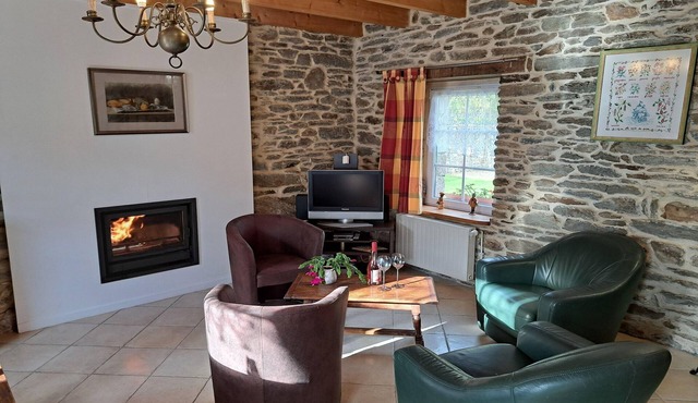 Stone House near Penze River and Morlaix Bay