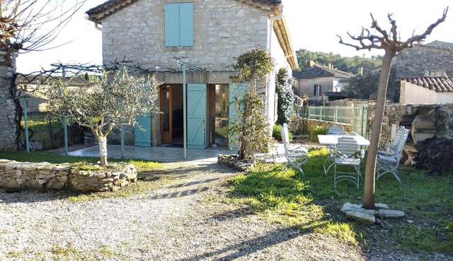 Stone house near Uzés and Pont du Gard