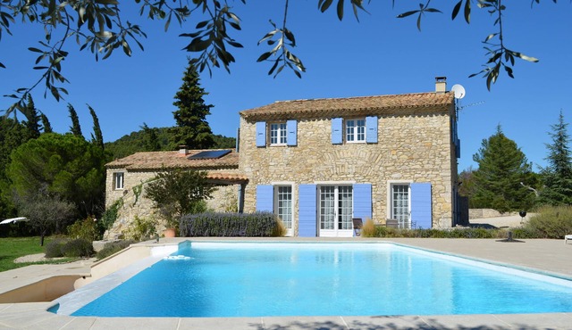 Stone house with beautiful swimming pool and enchanting panorama