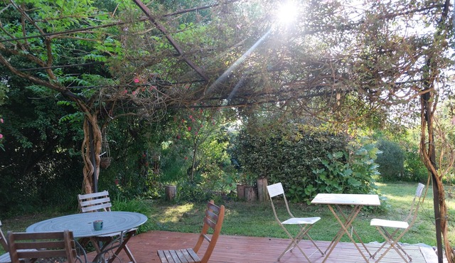 stone house with contemporary renovation