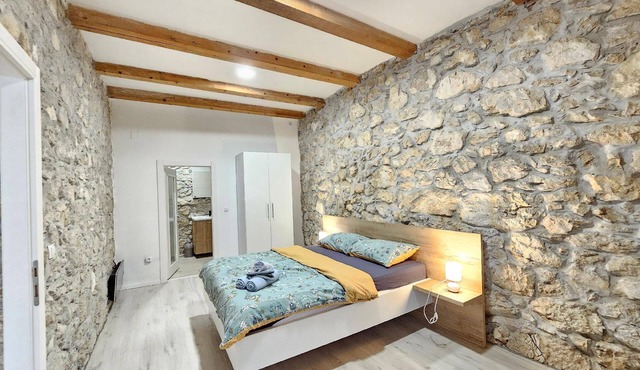 Stone house with private outdoor pool