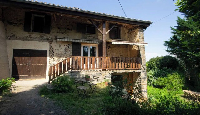 Stone house with view