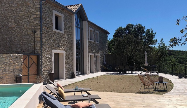 Stone residence with exceptional views, private pool and spa