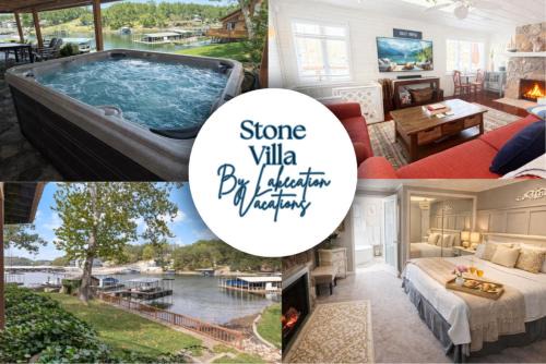 Stone Villa Lakefront 3BED 3BATH Hottub and Dock
