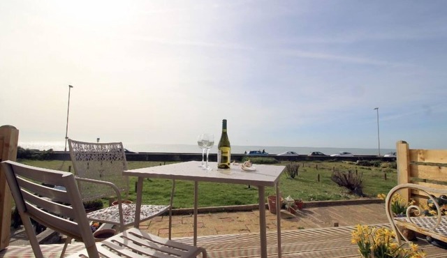 Stones throw from the sea