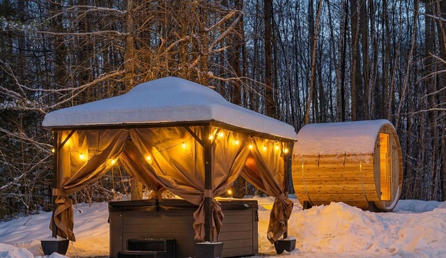 Stratton A-Frame: Hot Tub Sauna EV Boot Warmers 1 Gbps Manchester Okemo MT Snow