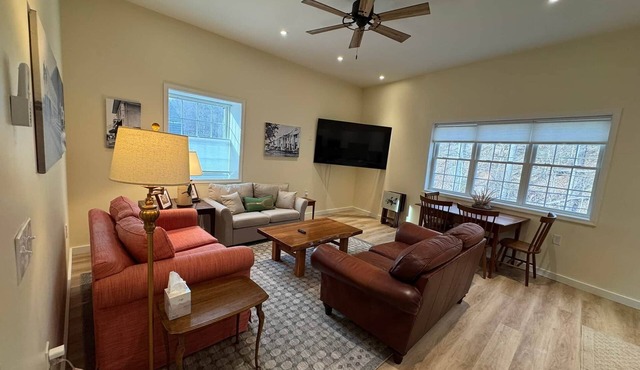 Stream View Apartment in the Heart of Hot Springs