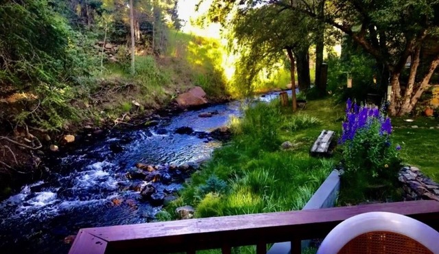Streamside dream with hot tub