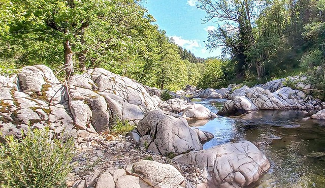 Striking authentic cottage in the Auvergne-Rhône-Alpes region with a wonderful mountain panorama.