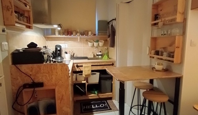 Studette 10M2, Terrace 18M2 and free on-site parking