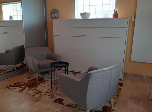 Studio à la campagne avec piscine partagée et jardin - FR-1-489-230