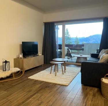 Studio élégant rénové avec vue à Anzère