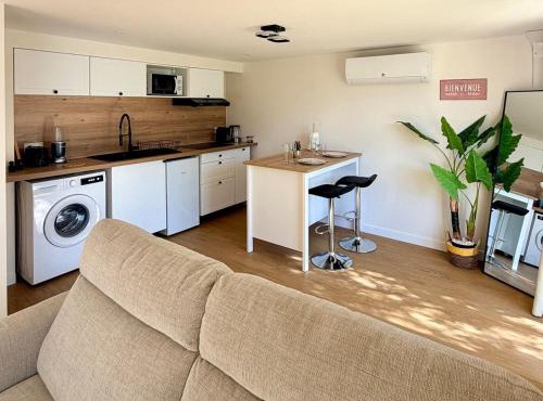 Studio équipé avec jardin - Calme & Cosy