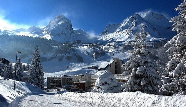 Studio 150m from the slopes in a quiet area