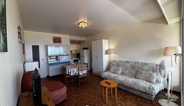 Studio 2-3 pers sea view with private parking