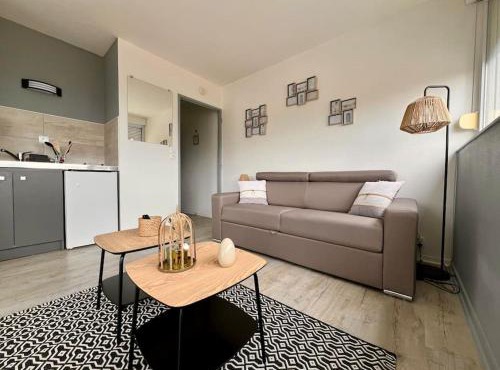 Studio 2 prsn/Proche Gare-Viotte/Garage Privé