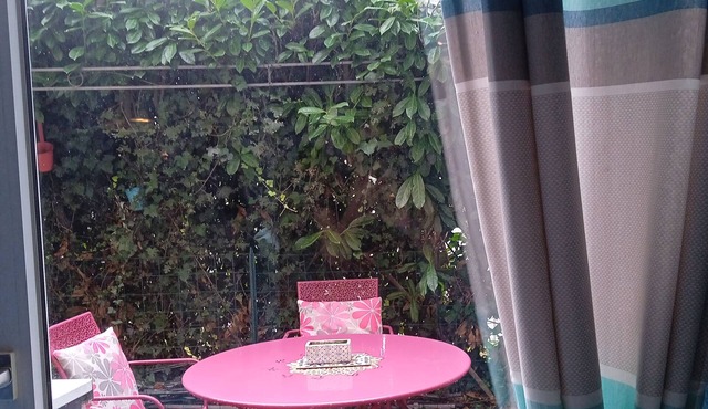 Studio 20 m2 with small private terrace.