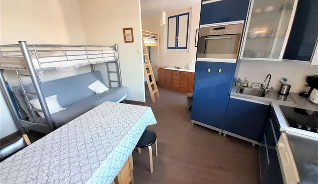 Studio 29m² pour 4 pers, centre Quiberon, proche plage - FR-1-478-175