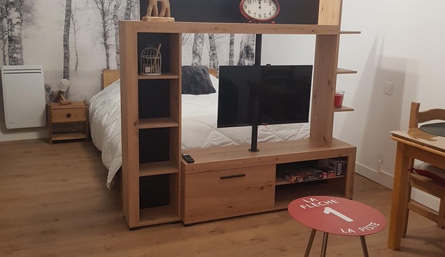 Studio 3 Les Bouleaux aux Pieds des Pistes de Skis