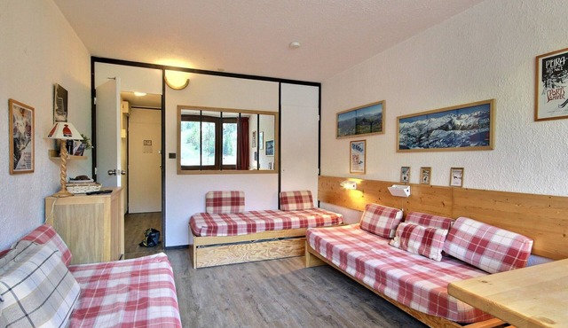Studio 3 pers., slope view, ski-in/ski-out, balcony