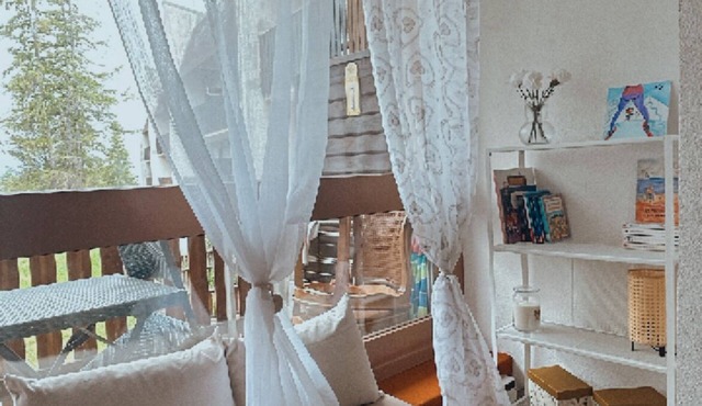 Studio 30m2 in Valberg quiet and bright weekly and weekend rental