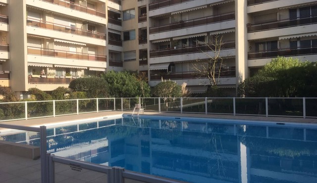 Studio 31m2 terrace, pool in Beaulieu sur Mer