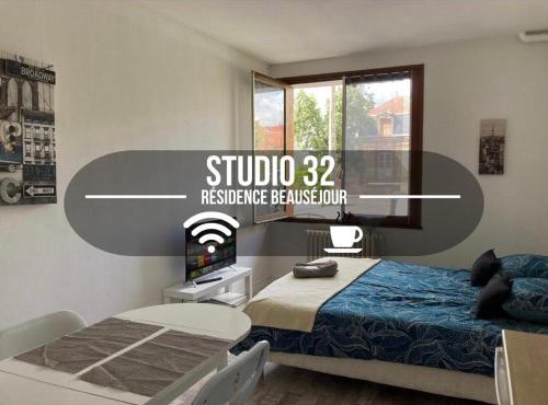 Studio 32 - Résidence Beauséjour - Fibre wifi - Proche centre ville
