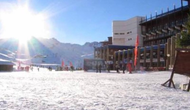 Studio 4/5 pers. 29m² Plein Sud-LES ARCS 2000- VARET- Foot pistes- bedroom area