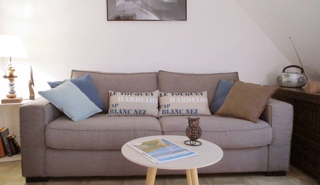 Studio 4 people in the heart of Wissant 300 m from the beach