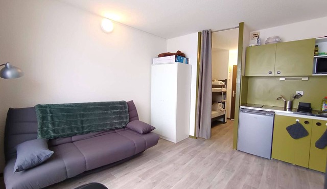 Studio 4 Pers South Aragnouet Balcony Ski