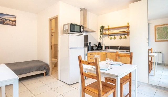 Studio 4 Vercors - Terrasse et parking Privé