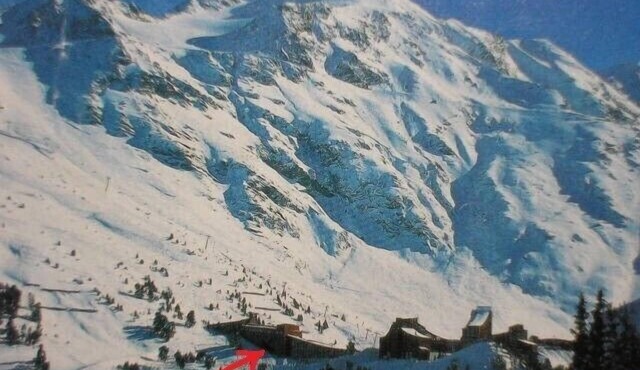 Studio 5 p. les arcs 2000, available weekends from 28/02 at the foot of the slopes