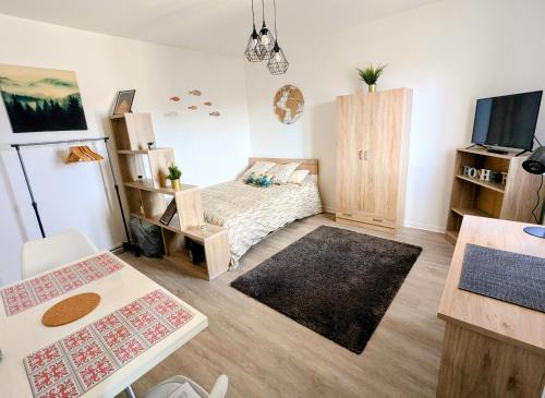 Studio 5min gare, centre, thermes, Wifi Fibre
