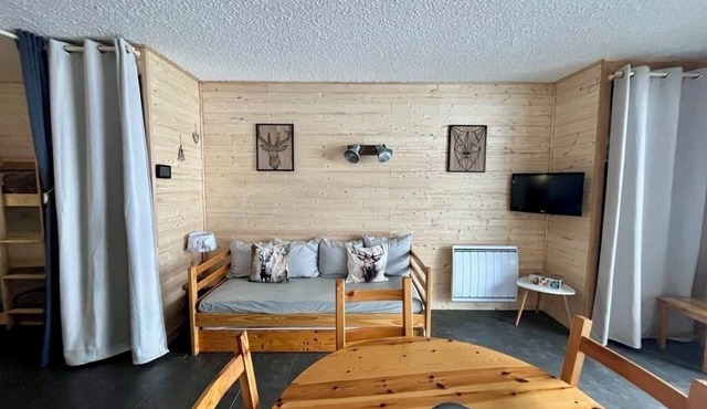 Studio 6 Personnes aux Pied des Pistes, ski Lhiver, vtt et Rando Lété