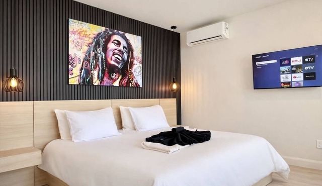 Studio #8 - Bob Marley | A/C 5 min downtown
