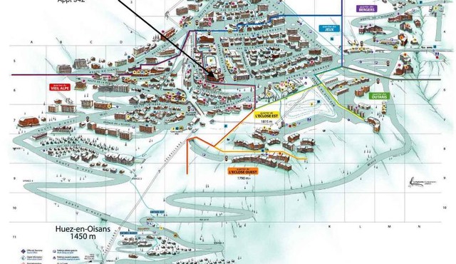 Studio 942-Particulier-Résidence L'Ours Blanc-Alpe d'Huez-Centre Station