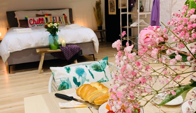 Studio Alte Scheune, Garage, Küche GS & WM, WLAN, Nespresso, Haustierfreundlich