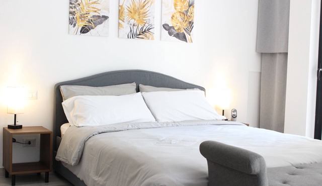 Studio apartment 100 meters from the station. Trains every 15 minutes to Milan and Como!