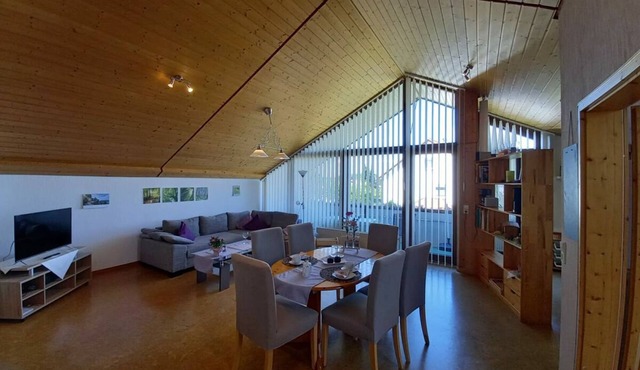 Studio apartment 62 sqm, 1 bedroom, balcony, max. 2 persons in Römerstein