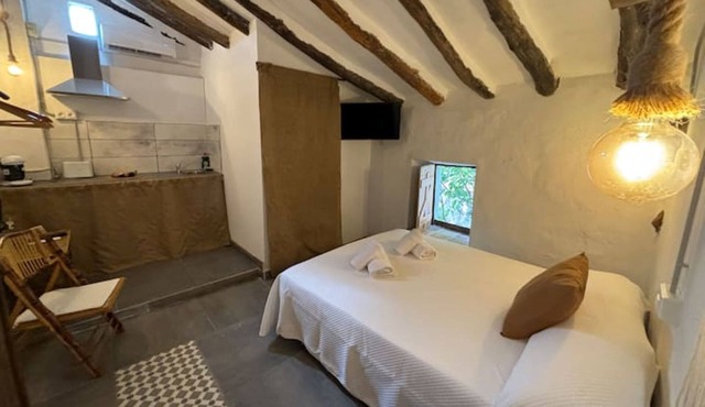 Studio Apartment 'Alojamiento Picual' with Shared Garden, Wi-Fi and Air Conditioning